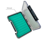 Slim Waterproof Fly Fishing Box  with SILICON Pad