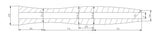 100% Carbon Fiber Fly Rod Grip B (Bore Hole Only)