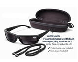 Polaroid Sunglasses with +1.50 Magnifying Lens – See Fish, Tie Flies, knots