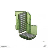 Clearance! Large Size High quality Olive Green Transparent Waterproof Slit Foam Fly Box