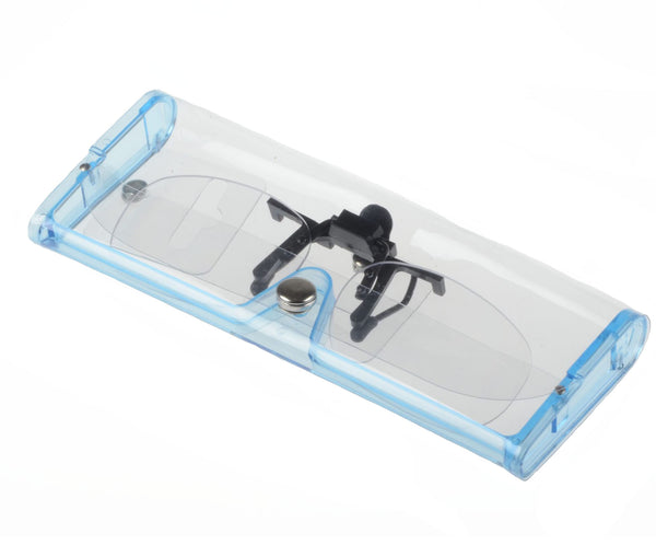 Clip on magnifier lenses