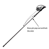 Great Quality 100% Carbon Fiber Height ADJUSTABLE Wading Staff with a Tungsten tip