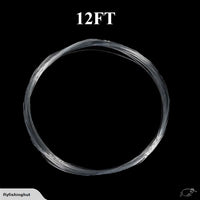12FT High Quality Knotless Tapered Leader, Available In  3X,4X,5X,6X