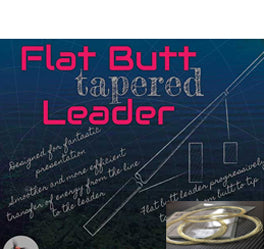 9FT and 12FT Flat Butt Knotless yellowish Tapered Leaders, Avail Size In 4X and 5X