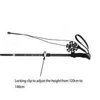 Great Quality 100% Carbon Fiber Height ADJUSTABLE Wading Staff with a Tungsten tip