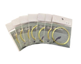 9FT /12FT Flat Butt Knotless yellowish Tapered Leaders, Avail Size In 4X /5X