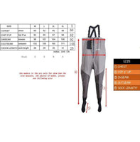 A Sample !! High Quality Guides Soft Breathable Waders in Size 3L
