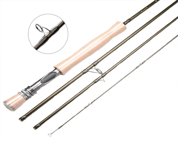 9'0" #6/7 Top Quality NANO IM12 (100% TORAY Carbon Fiber) T46, A-Helix Fly Rod