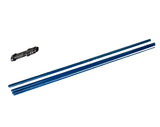 Blank of 8'0" #8/9  Fiberglass  (S-GLASS) Fly Rod(4pcs) With APLS Triangle Reel Seat