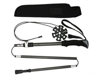 Great Quality 100% Carbon Fiber Height ADJUSTABLE Wading Staff with a Tungsten tip