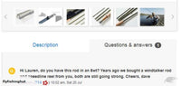 9'0" #5/6 High Quality (100% TORAY Carbon Fiber) Fly Rod