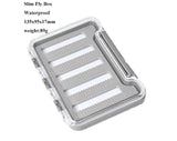 Super Slim Water Resistant Fly Box Slit Foam Holds 95 Flies