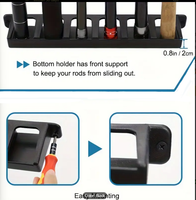 Great Quality Wall Mounted Fishing Rod Holder RAFH