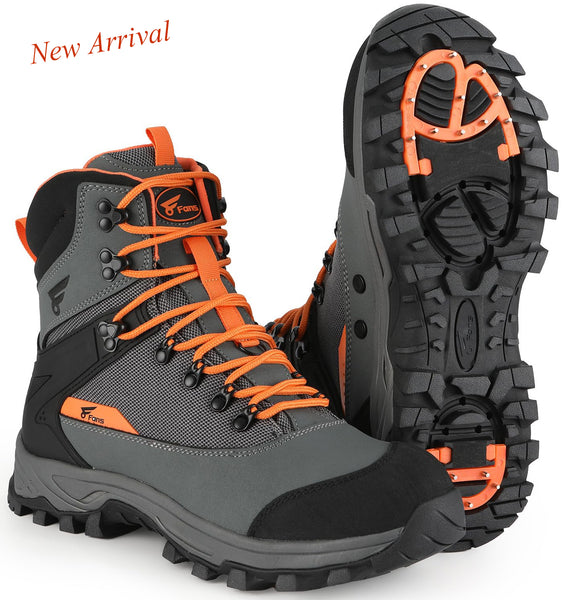 8Fans Wading Boots with Terrain Grip Outsole, Lightweight Wading Shoes, Fishing Boot