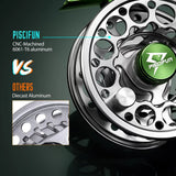 PISCIFUN Sword  CNC Alu Alloy Fly Reel With Line Avail In #3/4,#5/6, #7/8