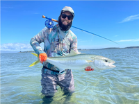 8'0" #8/9 High Quality Fiberglass  (S-GLASS) Fly Rod(4pcs)