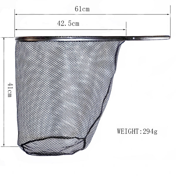 100% Carbon Frame Fly Fishing net with beautiful Burl wood handle