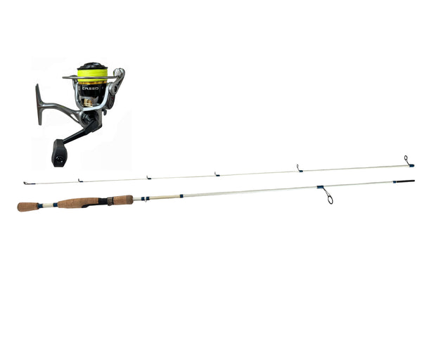 7'2" Spinning Rod High Quality 100% Carbon Fiber +13 Fishing CREED K 2000 Spinning Reel With Line