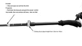 Great Quality 100% Carbon Fiber Height ADJUSTABLE Wading Staff with a Tungsten tip
