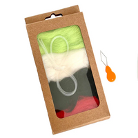 100% Marino Wool Aussie Strike Indicator Kitt  with a Threader