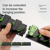 Great Quality Heavy-Duty Expandable Wall Mounted Vertical Fishing Rod Rack