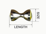 Red/Black And Yellow/Black Eyes Silver Tungsten Dumbbell