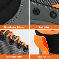 8Fans Wading Boots with Terrain Grip Outsole, Lightweight Wading Shoes, Fishing Boot