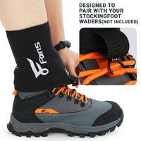 8Fans Wading Boots with Terrain Grip Outsole, Lightweight Wading Shoes, Fishing Boot