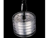 4 Spools Fluorocarbon Tippet Line, 2X,3X,4X,5X + Tippet T Holder