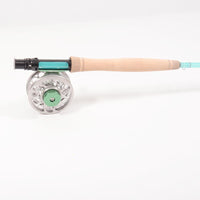 7'0" #3 Fiber Glass Fly Rod Accurate Cast  3pcs+PISCIFUN Fly Reel 3/4