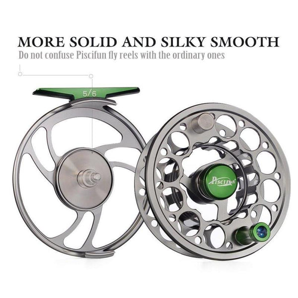 Piscifun Sword Fly Fishing Reel with CNC-machined Aluminum Alloy