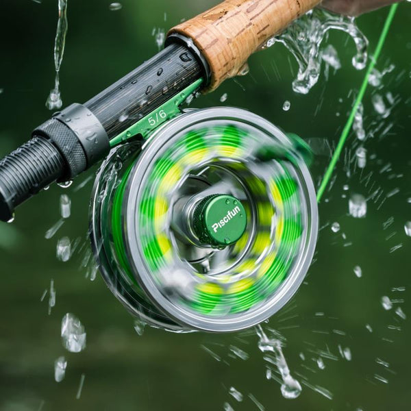 High Quality PISCIFUN Sword Fly Fishing Reel with CNC-machined