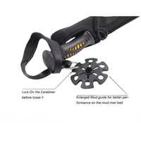 55 Inches Quality Anodized Aluminum Wading Staff with a tungsten tip