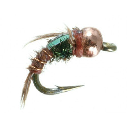 (Mustad Hooks) #12 High Quality Gold Tungsten Bead Head Quasimodo Pheasant Tail  Nymph