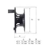 Clearance !!Spare Spool For High Quality Die Cast DM Fly Reel, Avail in #5/6 and #7/8